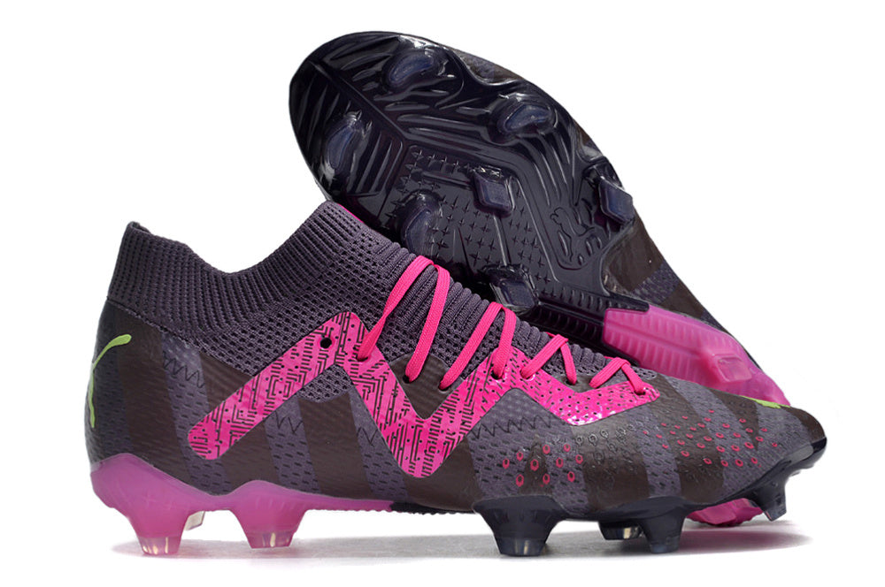 Future Ultimate FG Ultra Soccer Cleats - Vibrant Purple/Pink