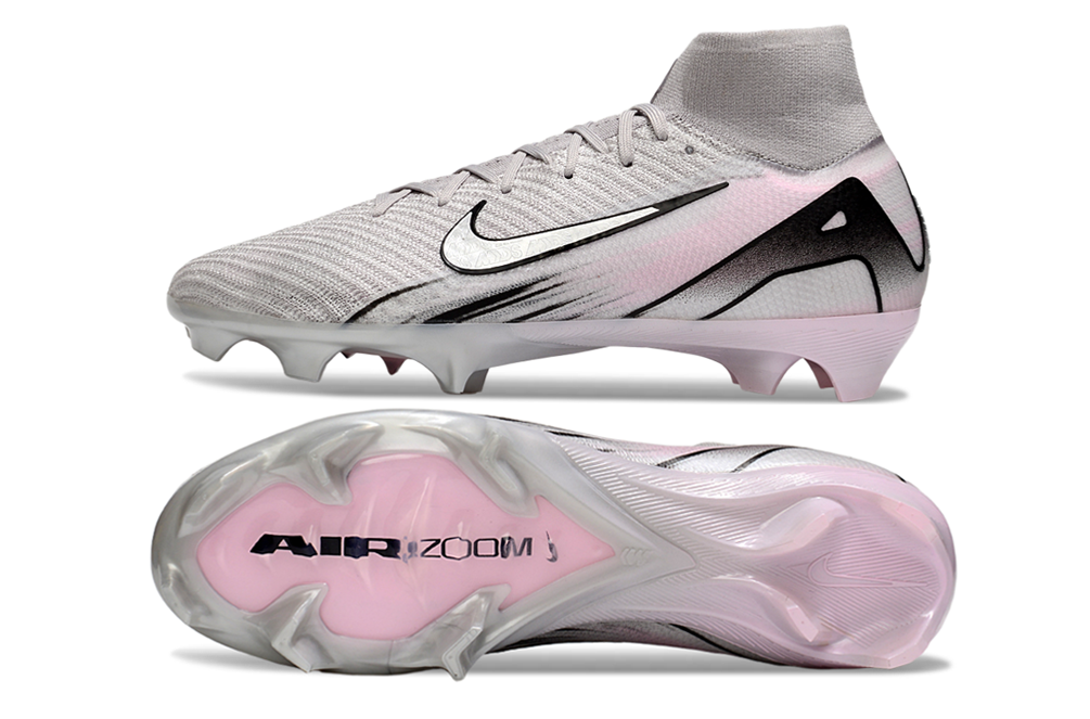 Nike Superfly 10 Elite FG: Unleash Your Speed on Grey and Pink Turf