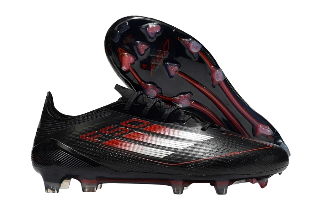 F50 Elite FG Laced Black/Red