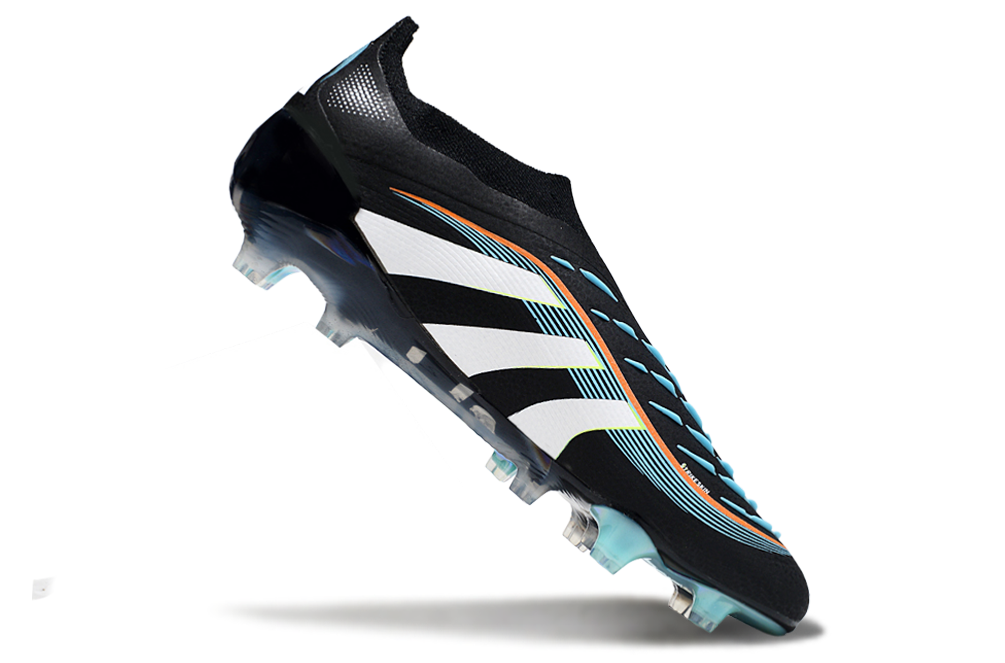 Predator Elite LL FG Football Boots - Black/Blue - Professional Performance