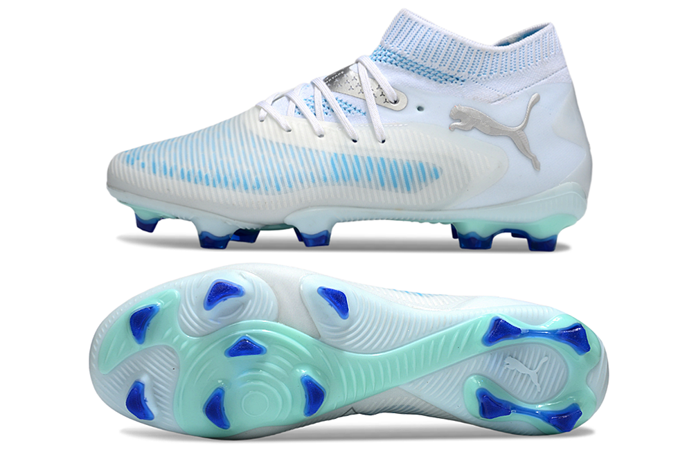 Nike Future 8 Ultimate FG Football Boots - White/Blue - Brand New