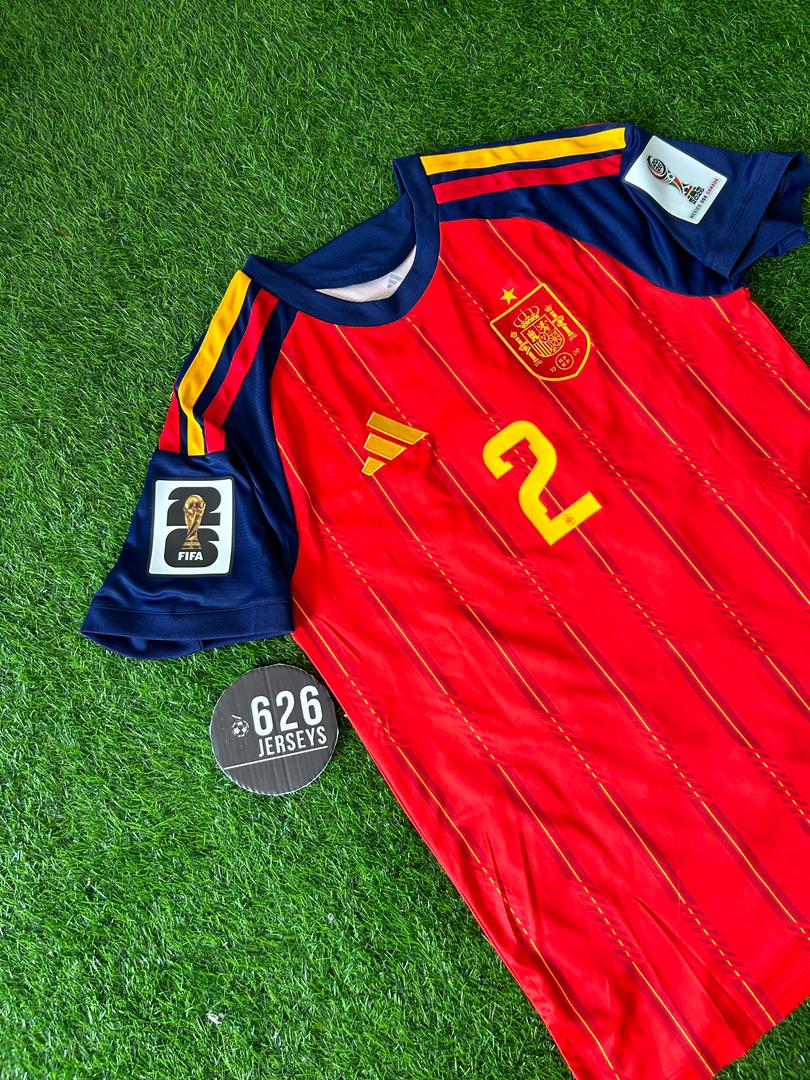 2026 Spain Home Kit Stadium Version