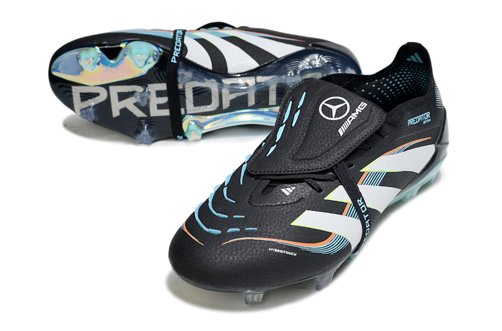 Predator Elite FT FG Football Boots - Black/Blue