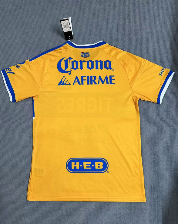 26/27 Tigres Home Kit Stadium Version
