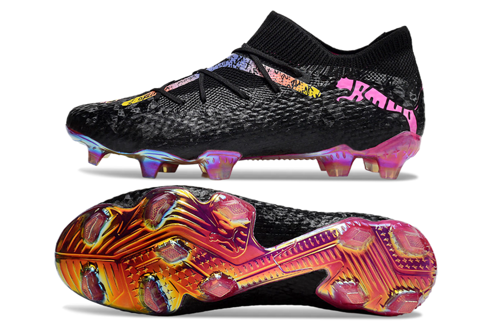 Future 7 Ultimate FG Football Boots - Black/Pink