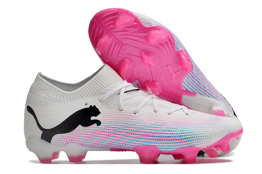 Ultra Ultimate FG White Pink Fade Football Boots - Professional Grade