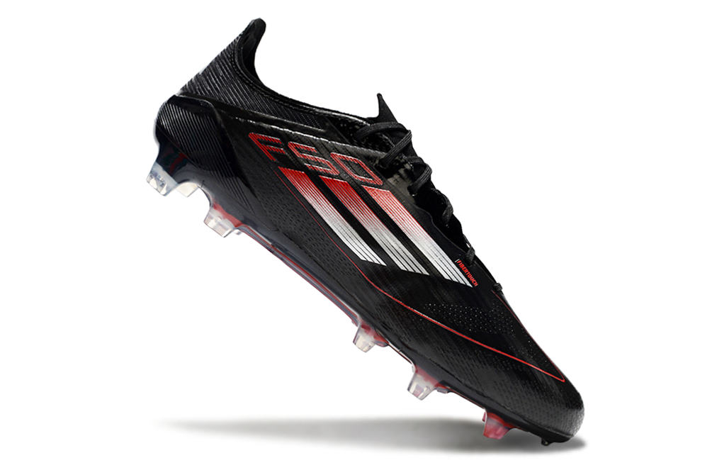 F50 Elite FG Laced - Professional Football Boots in Black/Red