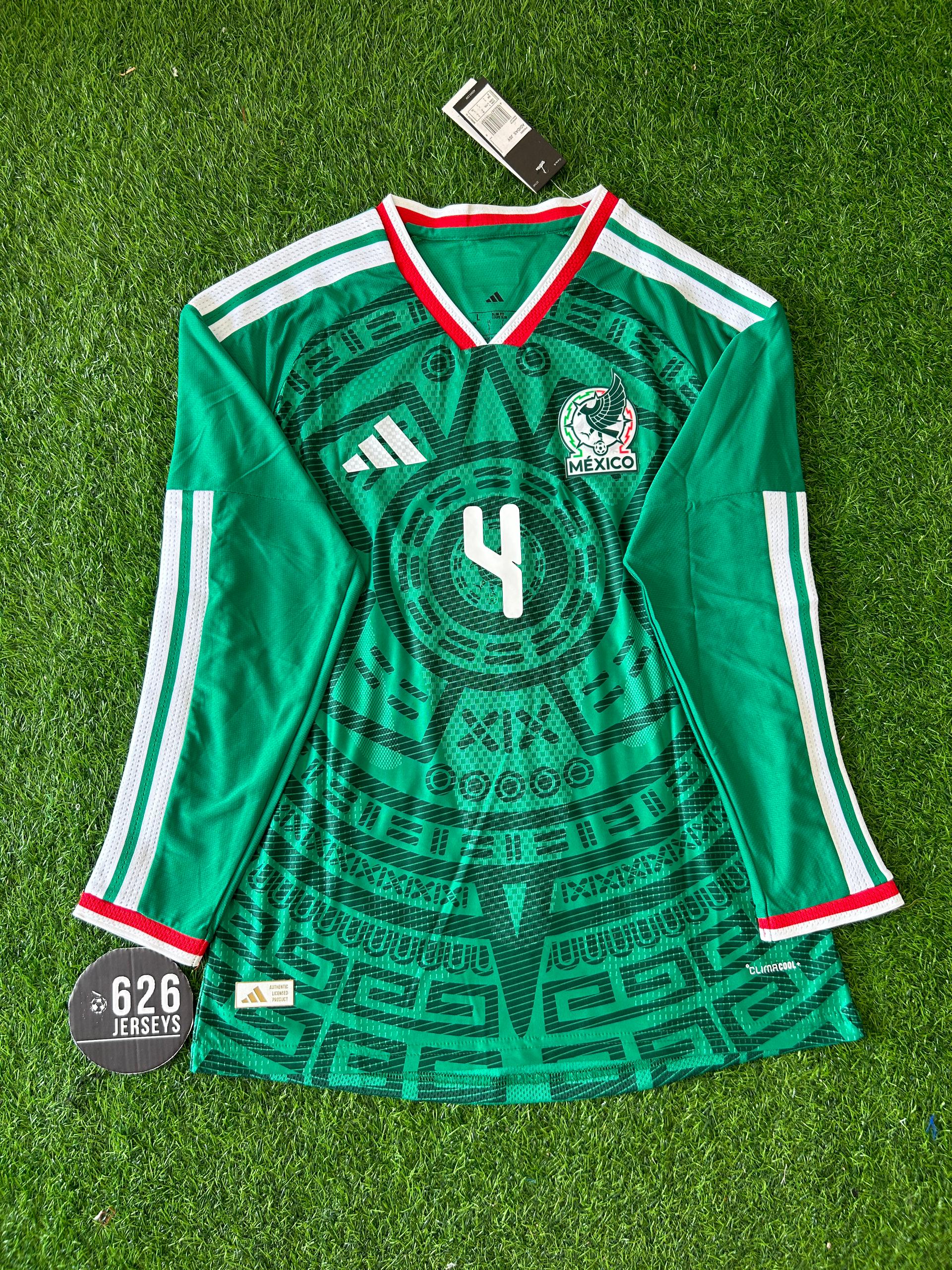 2026 Mexico Long Sleeve Home Kit Player Version