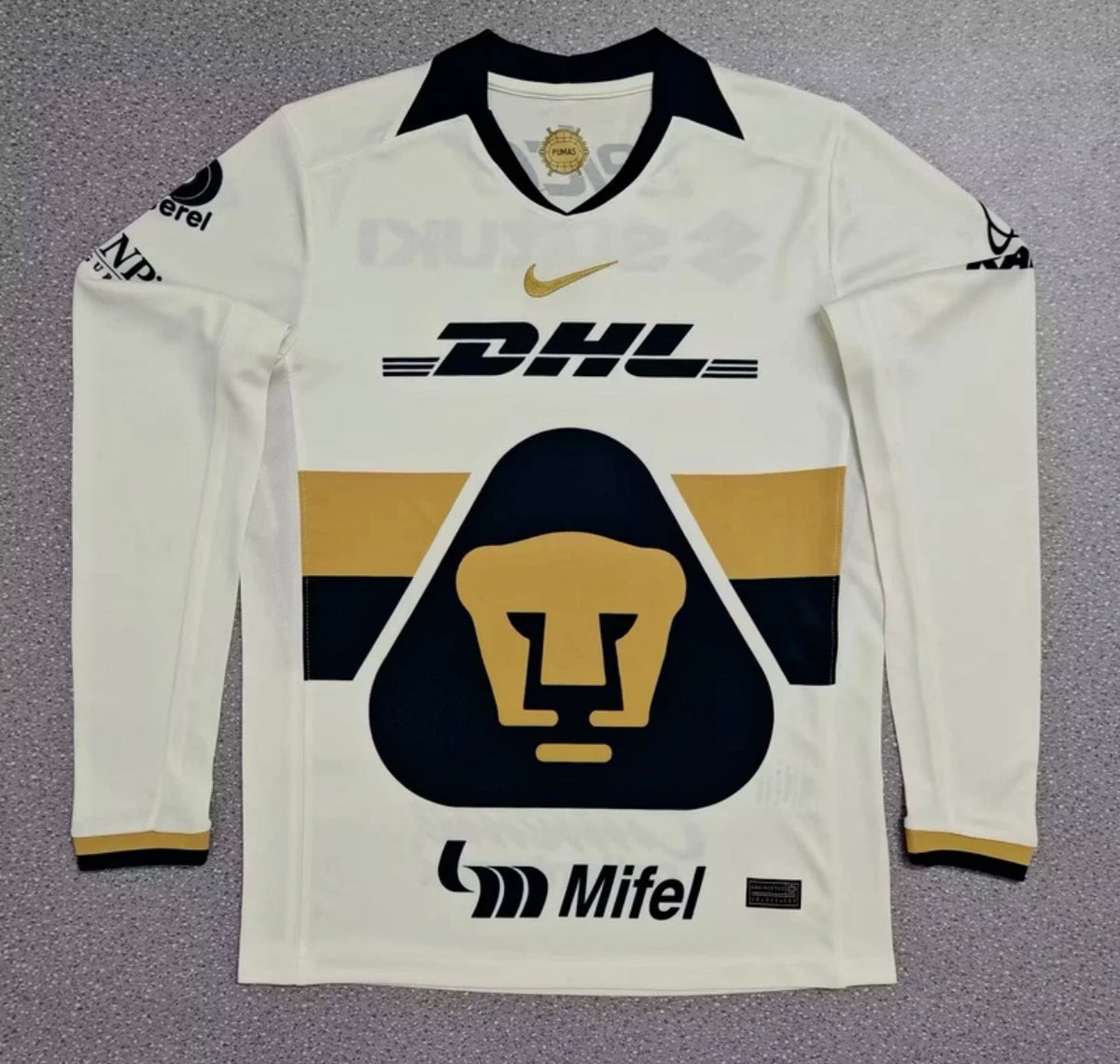 25/26 Pumas Home Long Sleeve Kit Stadium Version RTS