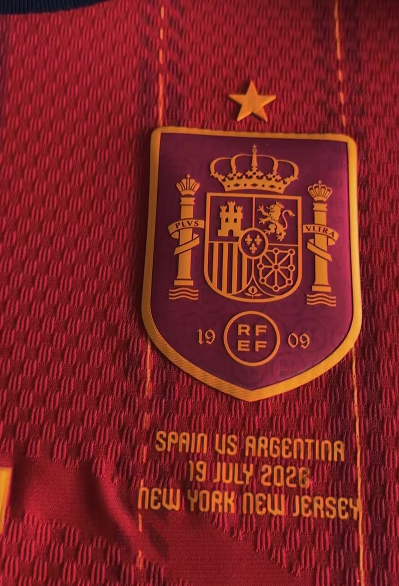 2026 Spain WC Final Home Kit Player Version