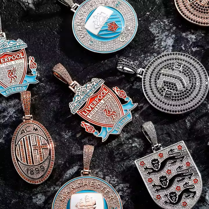 Premium Football Club Pendants - Show Your Team Spirit in Style