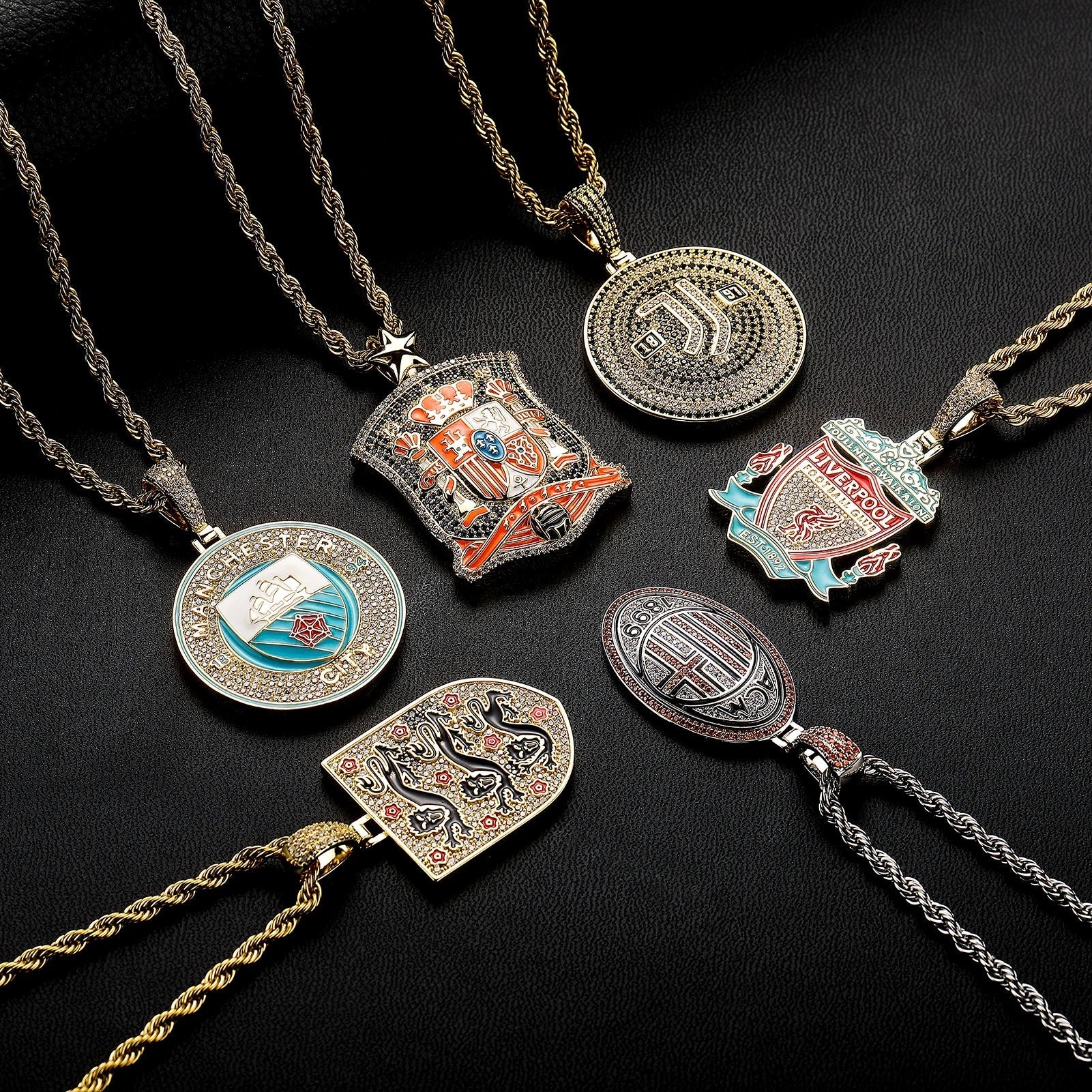Premium Football Club Pendants - Show Your Team Spirit in Style