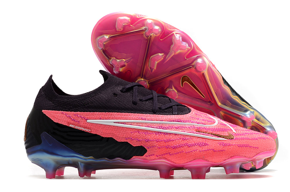 Nike Phantom GX Elite FG - Pink & Black Football Boots - Professional Grip & Control