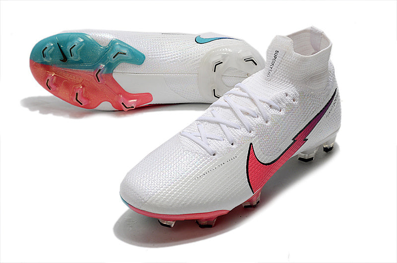 Nike Superfly 7 Elite FG Football Boots - White/Crimson