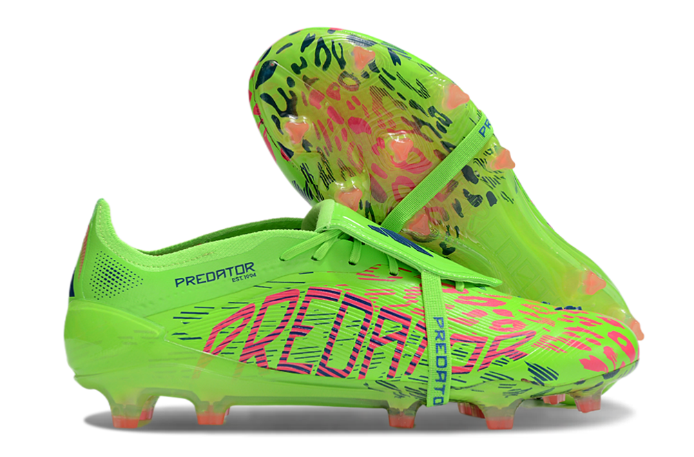 Predator Elite Firm Ground Football Boots - Vibrant Green
