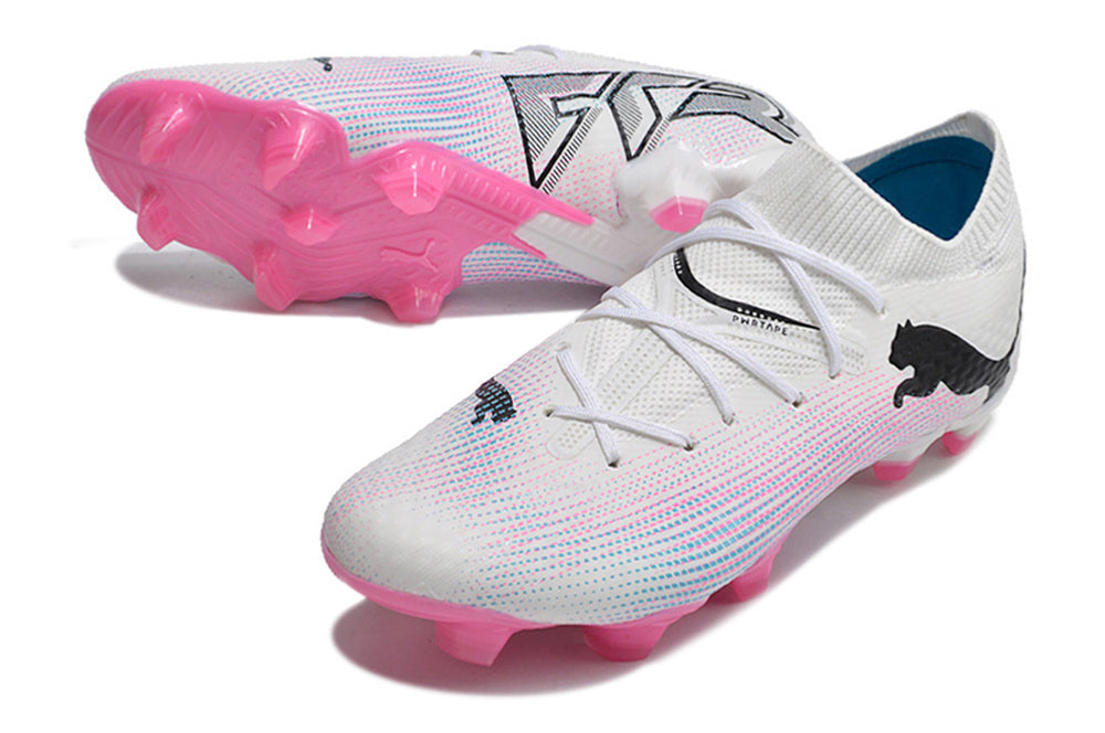 Ultra Ultimate FG White Pink Fade Football Boots - Professional Grade