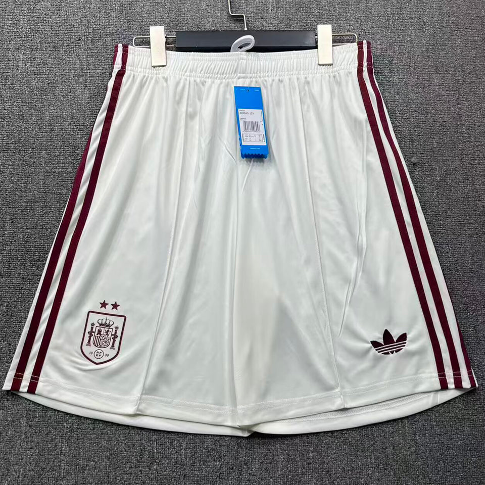 26/27 Spain White Kit Shorts
