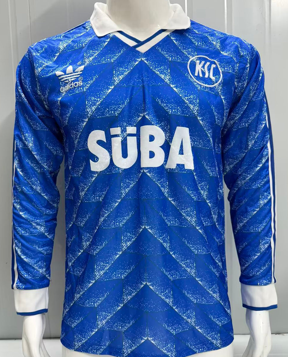Karlsruher SC 89/90 Long Sleeve Away Retro Jersey