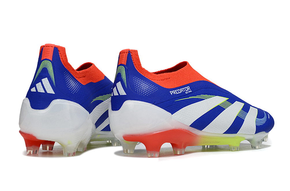 Predator Elite LL FG Blue/Red - Professional Football Boots for Superior Grip and Agility