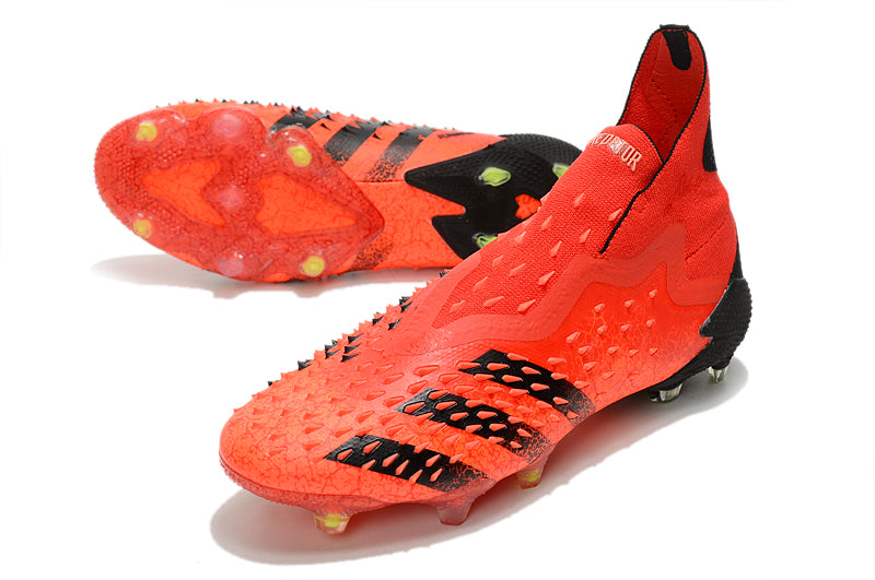 Adidas Predator Freak+ FG - Red/Black - Football Boots
