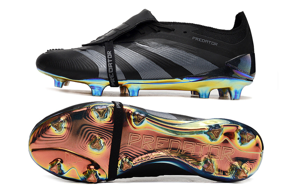 Predator Elite FT FG Football Boots - Black - Professional Grade