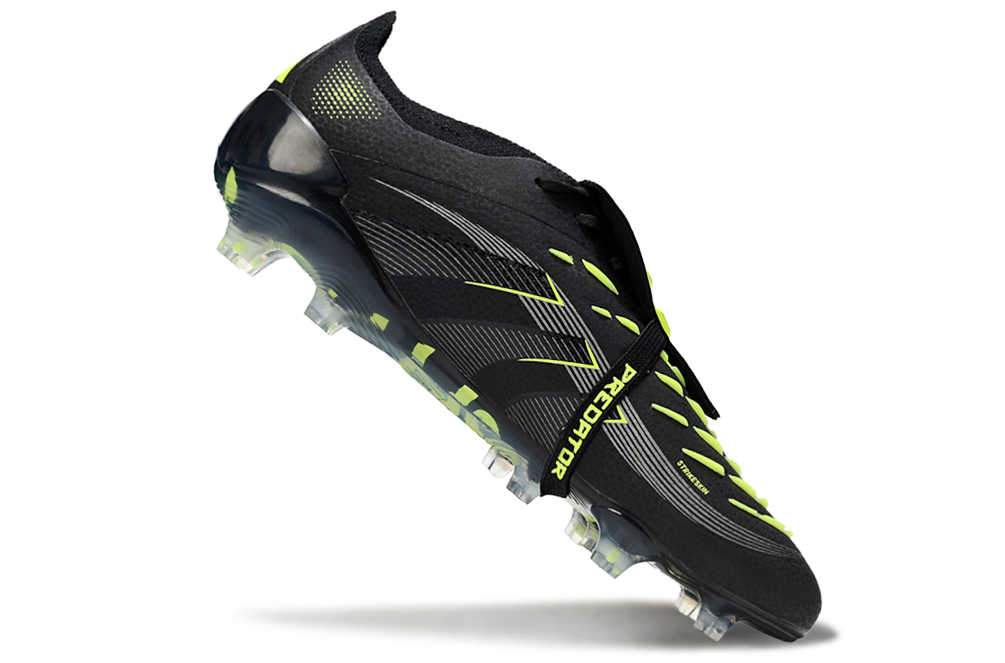 Predator Elite FT FG Football Boots - Black/Green