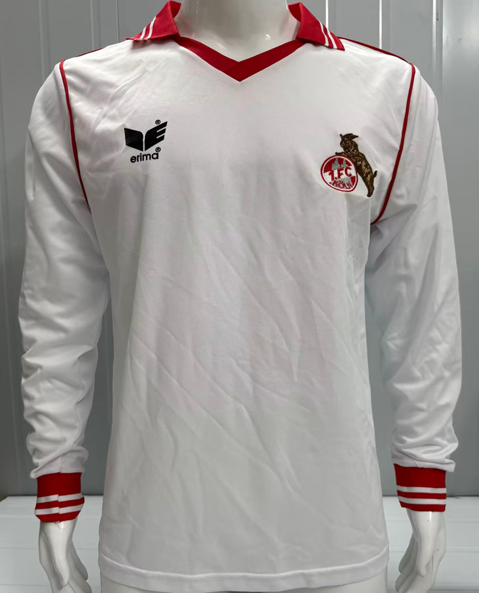 FC Köln 78/79 Long Sleeve Home Retro Jersey