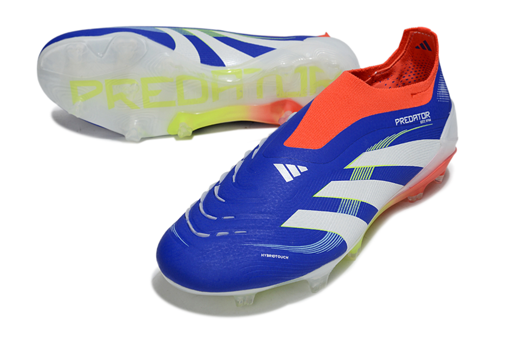 Predator Elite LL FG Blue/Red - Professional Football Boots for Superior Grip and Agility