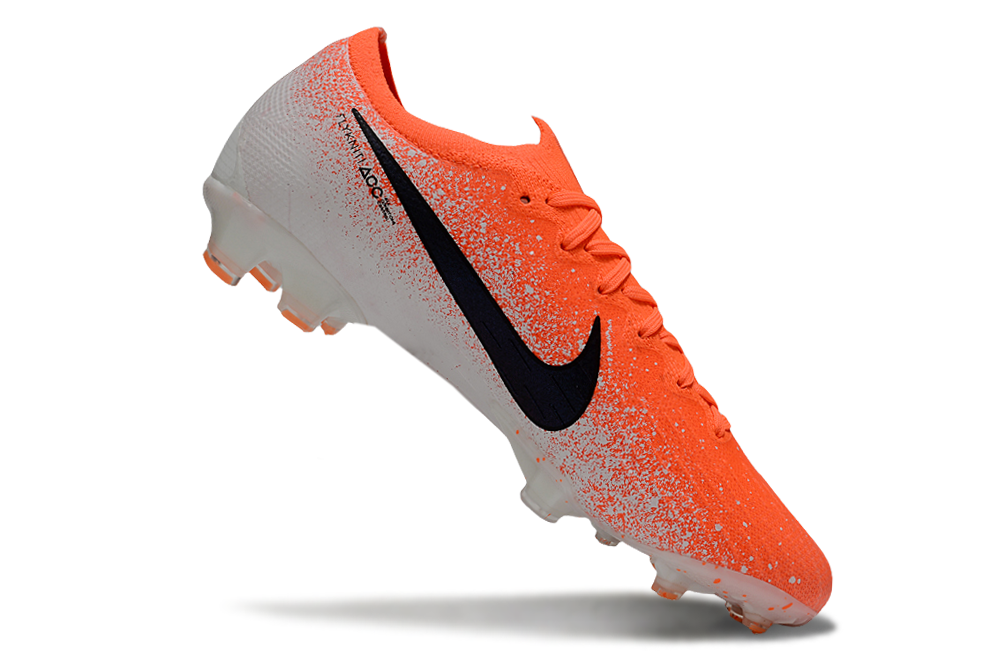 Nike Vapor 12 Elite FG Football Boots - Vibrant Orange/White