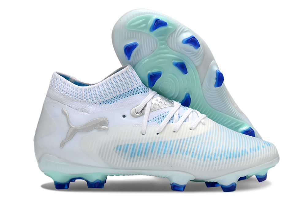 Nike Future 8 Ultimate FG Football Boots - White/Blue - Brand New