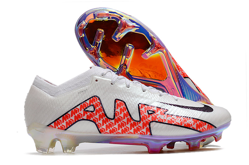 Nike Mercurial Vapor 15 Elite FG Firm Ground Football Boots - White/Crimson