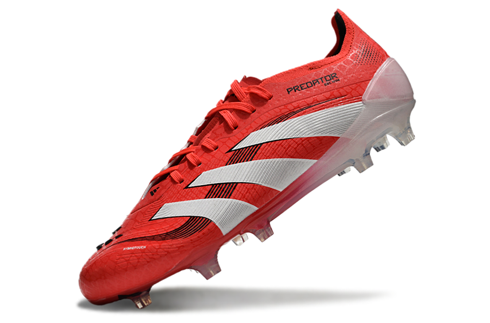 Predator Elite FG Laces Red - High-Performance Football Boots for Superior Grip and Control