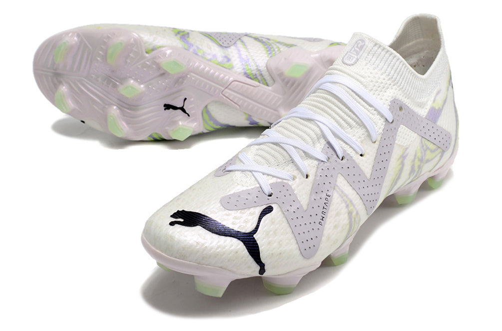 Nike Future 7 Ultimate FG/AG Football Boots - White/Lime Green
