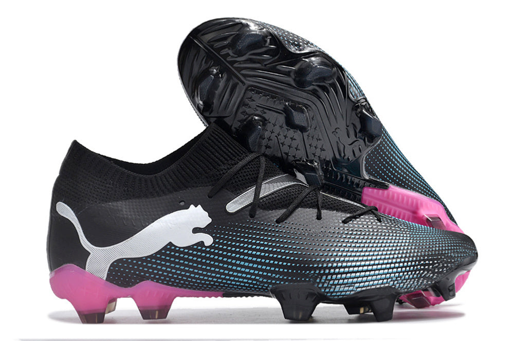 Ultra Ultimate FG Football Boots - Black/Pink