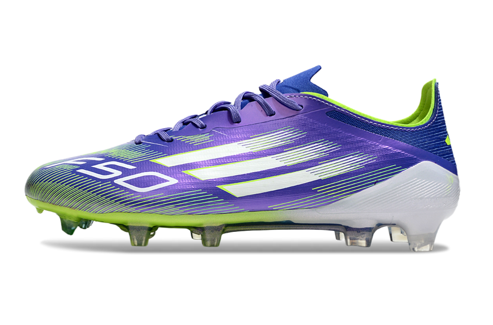 F50 Elite FG Laced - Purple/Green Football Boots