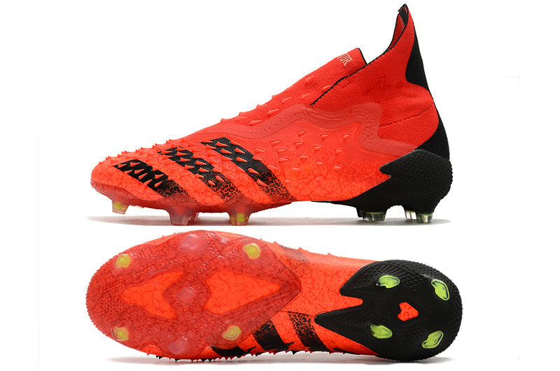 Adidas Predator Freak+ FG - Red/Black - Football Boots
