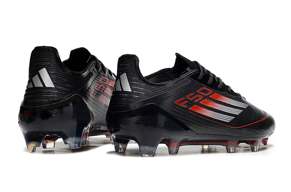 F50 Elite FG Laced - Professional Football Boots in Black/Red