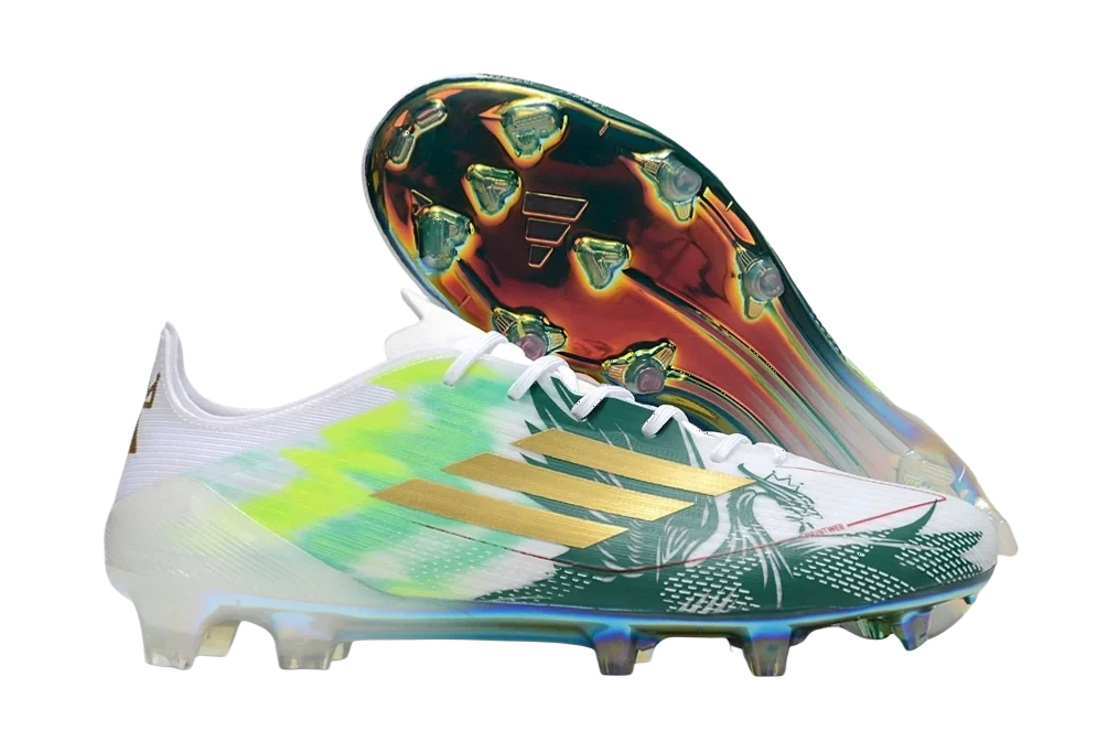 F50 Elite FG Laced Green/White