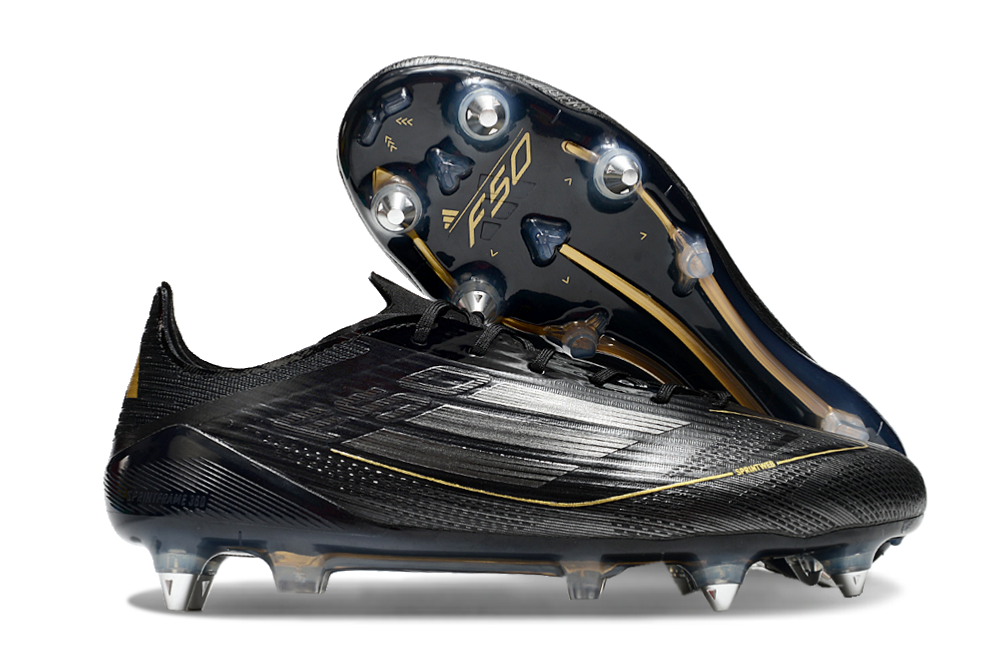 F50 Elite SG - Black/Gold - Pro-Level Football Boots for Superior Speed and Control