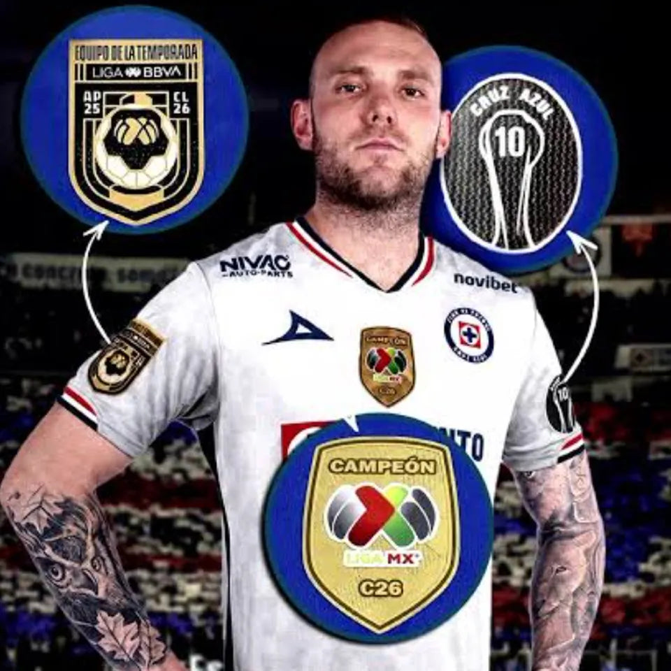26/27 Cruz Azul Away Kit Player Version