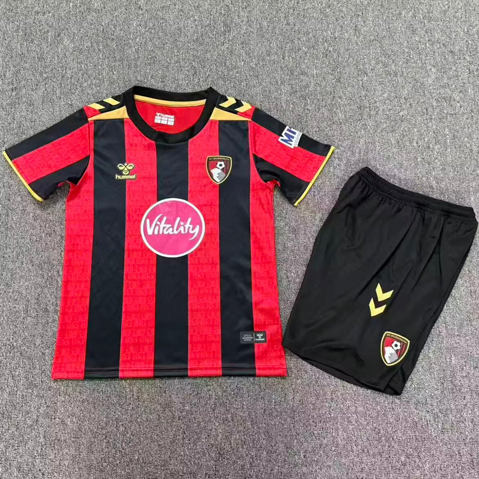 26/27 Bournemouth Kids Home Kit Stadium Version