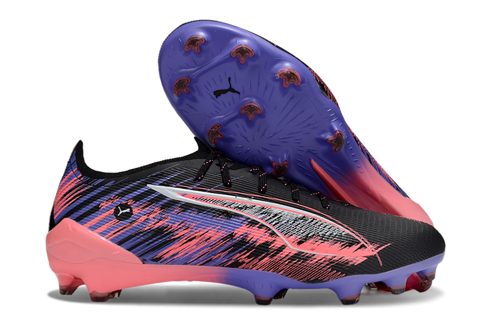 Ultra 5 Ultimate FG Glow Pink/Purple - Professional Football Boots for Optimal Performance