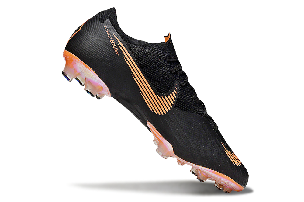 Nike Vapor 12 Elite FG Football Boots - Black/Orange