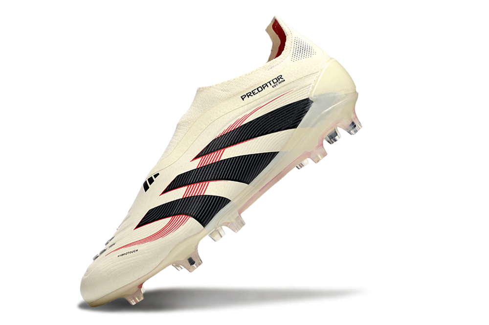 Predator Elite LL FG Football Boots - Beige/Red