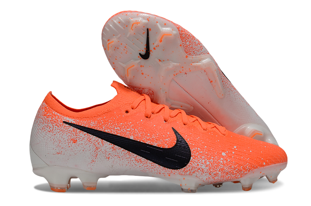 Nike Vapor 12 Elite FG Football Boots - Vibrant Orange/White