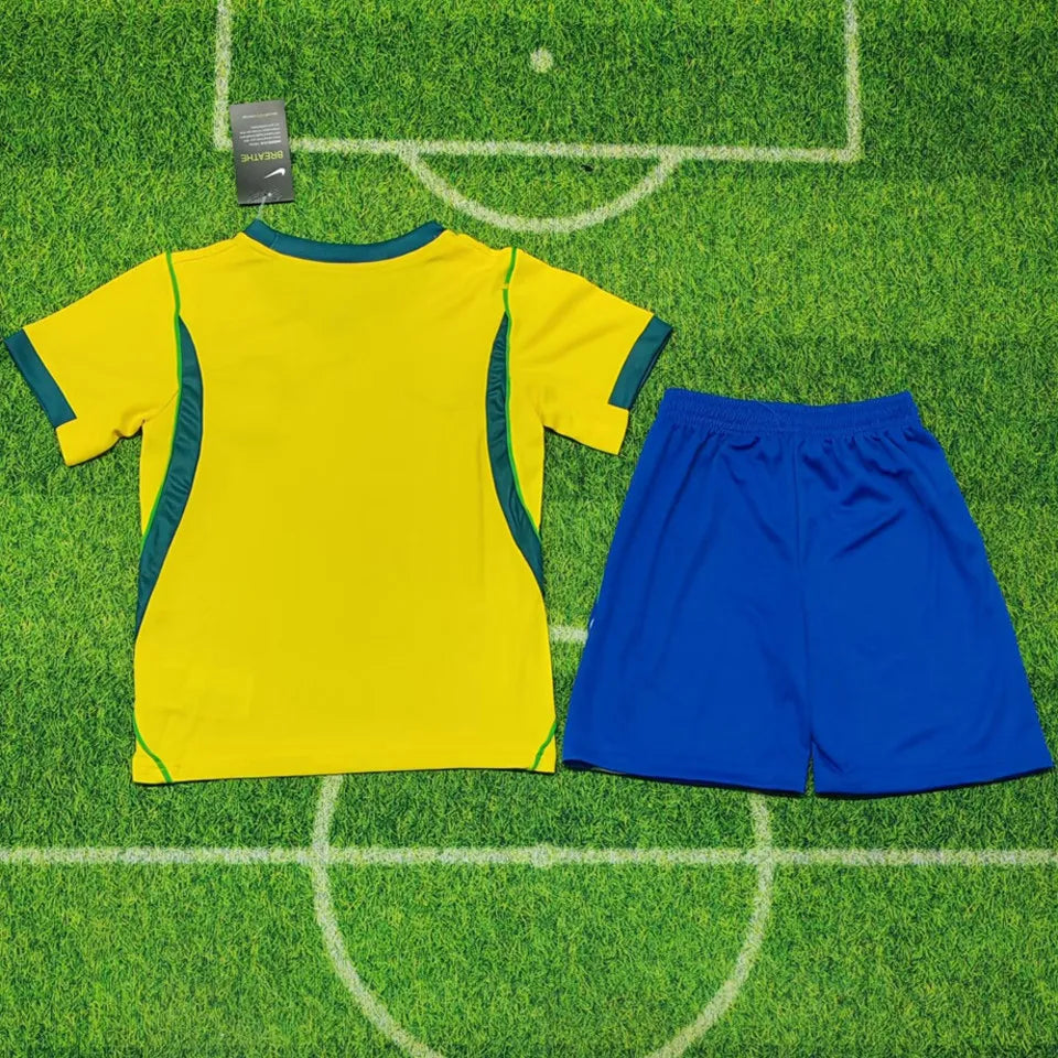 2026 Brazil Kids Home Kit Stadium Version