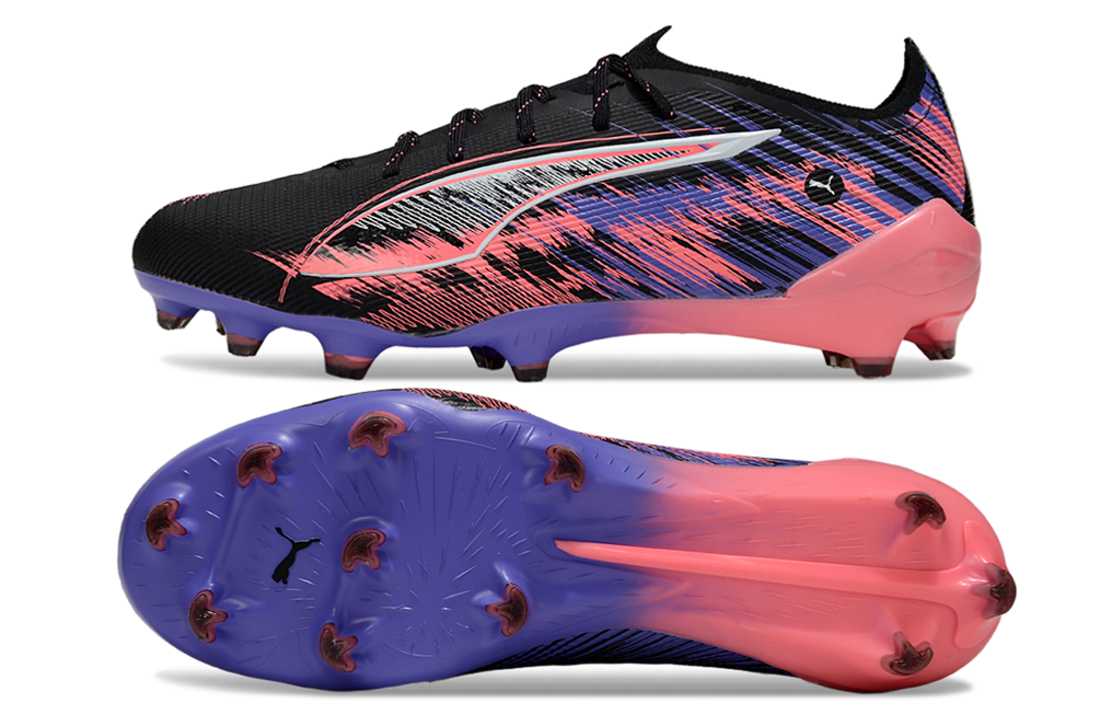 Ultra 5 Ultimate FG Glow Pink/Purple - Professional Football Boots for Optimal Performance