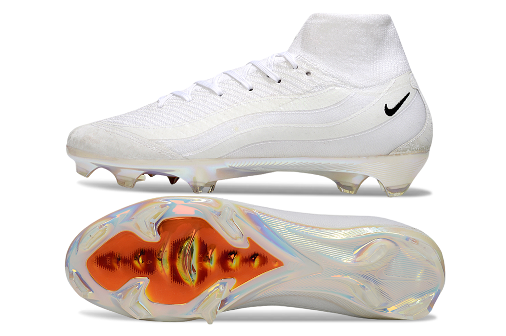 Nike Superfly 10 Elite FG White - Professional Men's Football Boots for Firm Ground