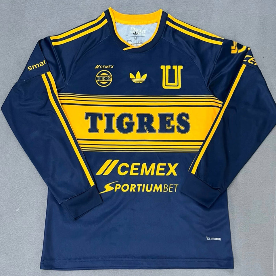 26/27 Tigres Long Sleeve Away Kit Stadium Version