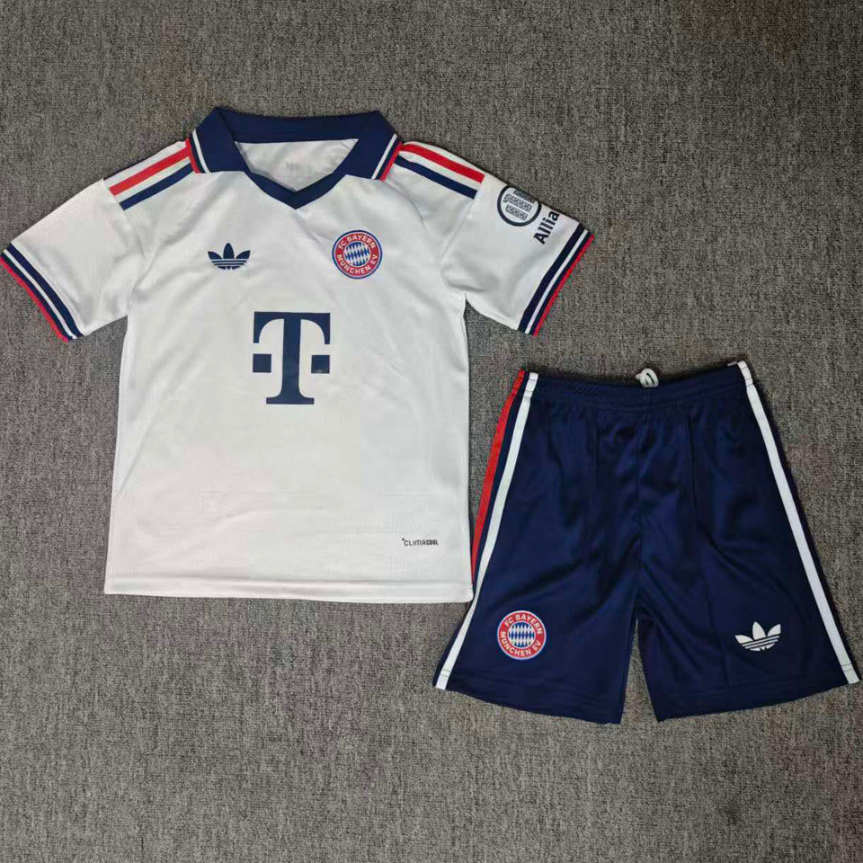 26/27 Bayern Munich Kids Away Kit Stadium Version